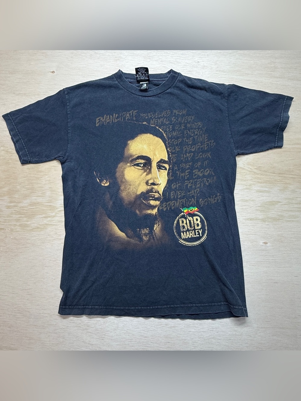 Vintage 2007 Bob Marley "Redemption Song" Zion Rootswear Graphic T-Shirt - Size